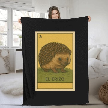 Discover EL ERIZO - THE HEDGEHOG - LA LOTERÍA Fleece Blankets