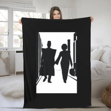 Discover African Couple Stepping Out Fleece Blankets