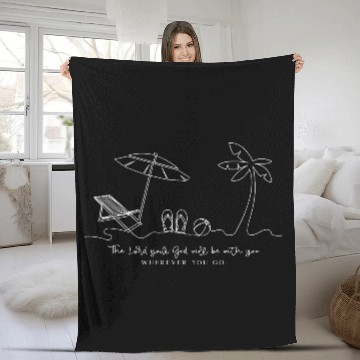 Discover Christian Beach Fleece Blankets