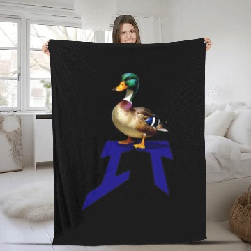 Discover Mallard Duck on the word IT Fleece Blankets