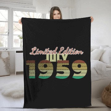 Discover 66th birthday Limited Edition SCR 07/1959 Fleece Blankets