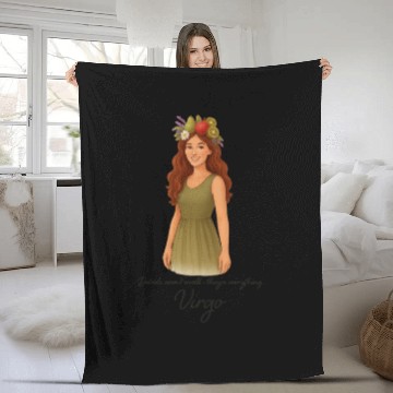 Discover Virgo Woman – Grace in Every Detail Fleece Blankets