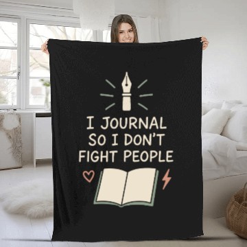 Discover Journaling Aesthetic Creative Planner Life Writing Fleece Blankets