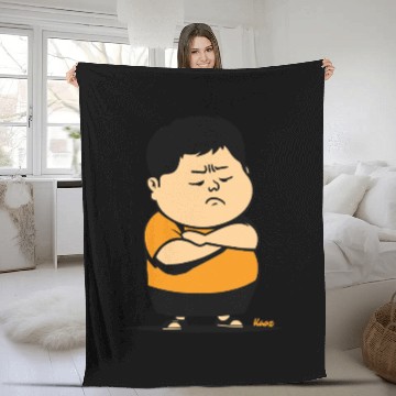 Discover Offendet Kid – Zero Patience Mode Fleece Blankets