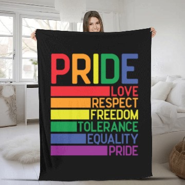 Discover Gay Pride Fleece Blankets, Pride Love