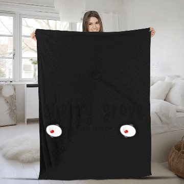 Discover Cherry Grove Fire Island NY wagon word lesbian Fleece Blankets