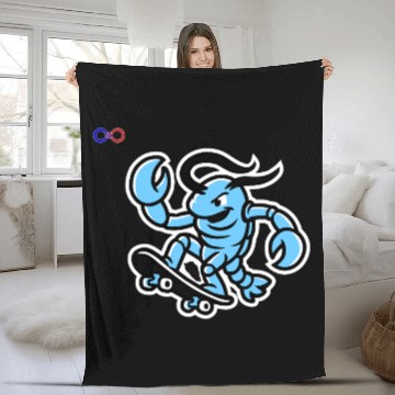 Discover Saint Lucia Lobsters Yellow Fleece Blankets