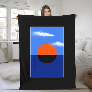 Discover Bauhaus Summer Horizon Fleece Blankets