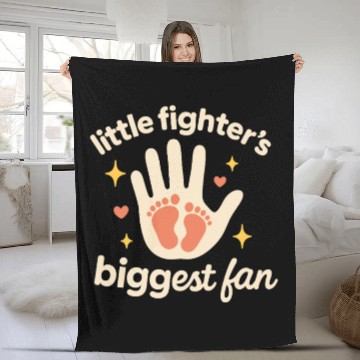 Discover NICU Sibling Preemie Big Brother Big Sister Fleece Blankets