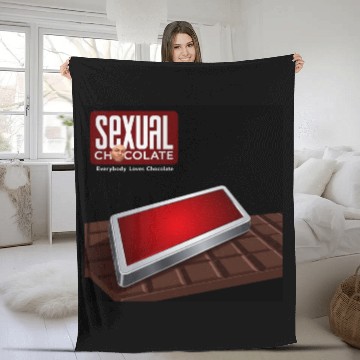 Discover Sexual chocolate Fleece Blankets