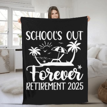 Discover Retired Teacher Retirement Teacher 2025 Fleece Blankets