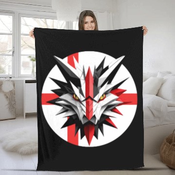 Discover UK St George's Dragon England Flag Fleece Blankets