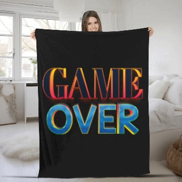 Discover Game over Fleece Blankets