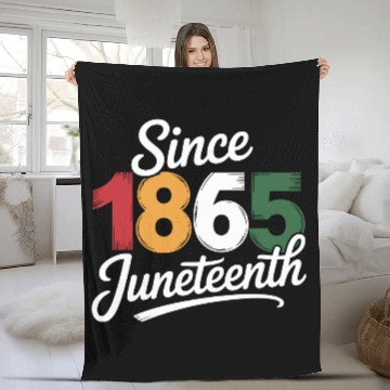 Discover Since 1865 Juneteenth Fleece Blankets