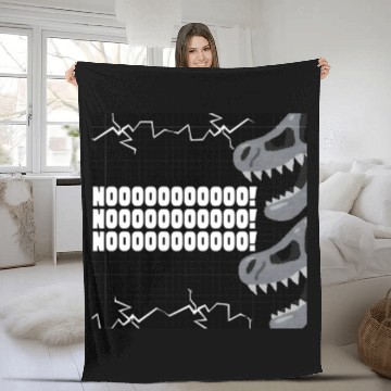 Discover The NOOOO Skull Fleece Blankets