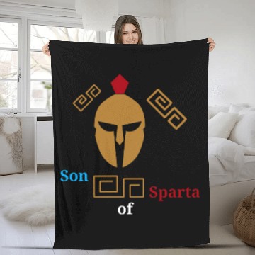 Discover Son Of Sparta Fleece Blankets