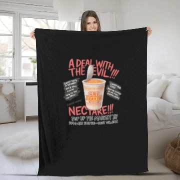 Discover A Deal with Noodle – Cup Noodle Street Art Design Fleece Blankets