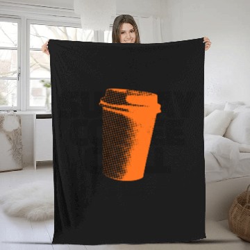 Discover Sunday Coffee Chill Fleece Blankets