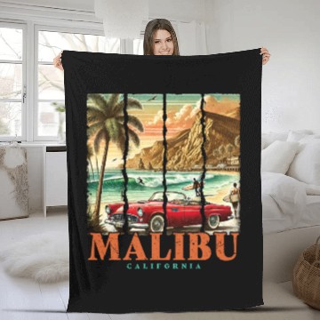 Discover Malibu Fleece Blankets