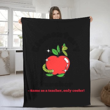 Discover Elementary teacher same as a teacher only cooler! Fleece Blankets