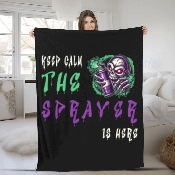 Discover Keep Calm - The Sprayer Fleece Blankets