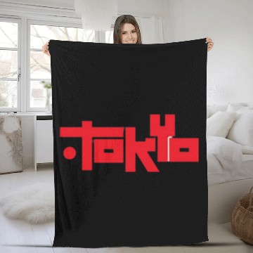 Discover Tokyo Street Style Fleece Blankets