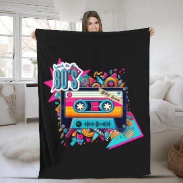 Discover 80s Music Fleece Blankets