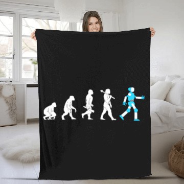 Discover AI Artificial Intelligence Data Programmer Fleece Blankets