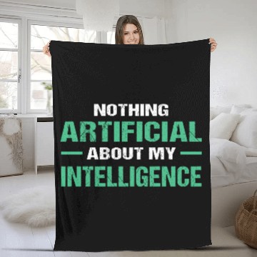 Discover AI Robot Artificial Intelligence Fleece Blankets