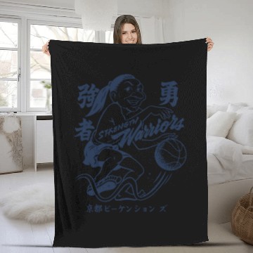 Discover Vintage Japanese Philadephia Warriors Basketball Fleece Blankets