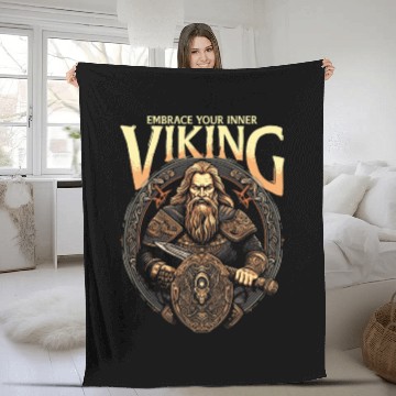 Discover Viking Mythology Pagan Embrace Your Inner Viking Fleece Blankets