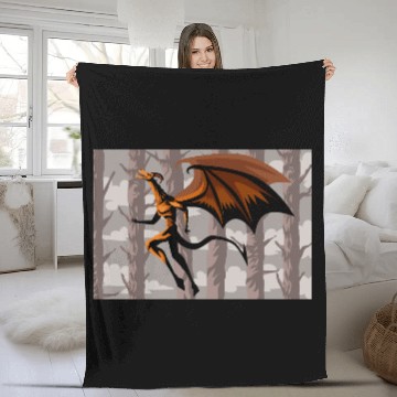 Discover The Jersey Devil  Fleece Blankets