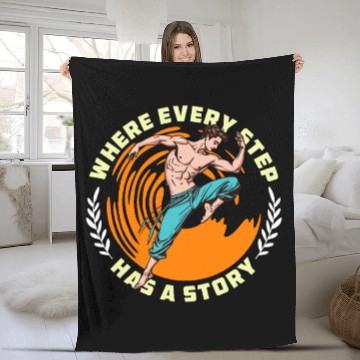 Discover Dance Teacher Where Every Step Has Choreography Fleece Blankets