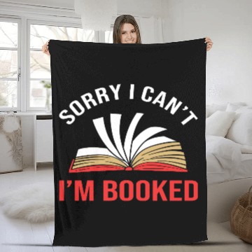 Discover Reading Teacher Bookworm Librarian Fleece Blankets