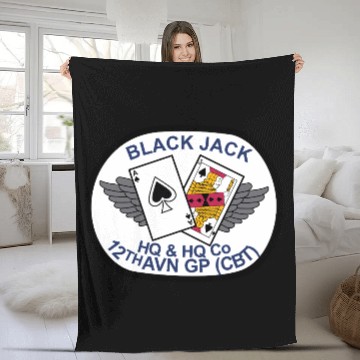 Discover Army HQ HQ Company 12th Aviation Group Comb Fleece Blankets
