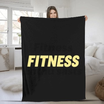Discover Vibrant Fitness Enthusiast Design Fleece Blankets