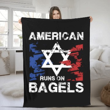Discover American Pride with Star and Bagel Spirit Fleece Blankets