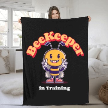 Discover Beekeeper in Training Fleece Blankets