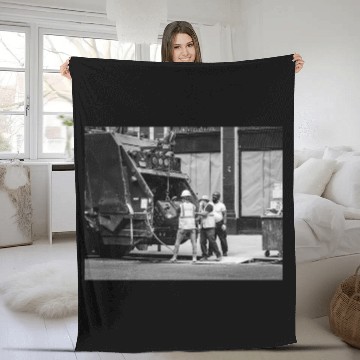 Discover Trash Men: New York City  Fleece Blankets