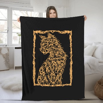 Discover Cat Gothic Fleece Blankets