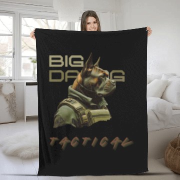 Discover Big Dawg Tactical – Military K9 Dog Fleece Blankets