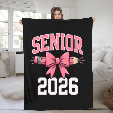Discover Class Of 2026 Senior Back To School Graduation 26 Fleece Blankets