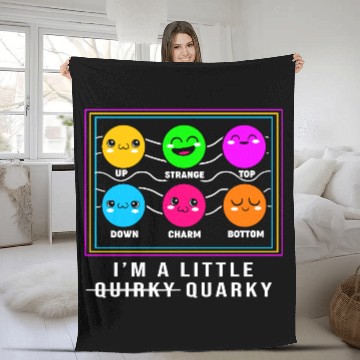 Discover Quantum Physics Particle Science Fleece Blankets