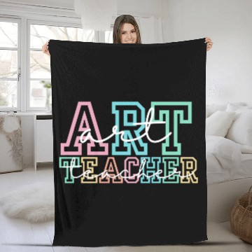 Discover Art Teacher Fleece Blankets, Teacher Definition Fleece Blankets, Art T