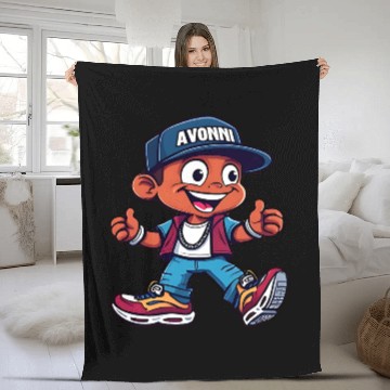 Discover Urban Kid Streetwear Design Fleece Blankets