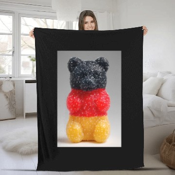 Discover German Flag Gummy Bear Fleece Blankets