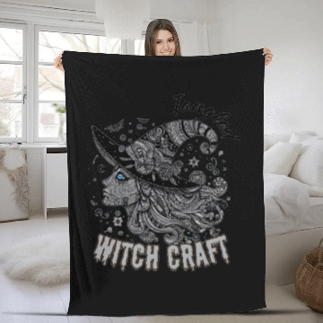 Discover Tangled-in-Witchcraft–Halloween-Art-in-Enchanted Fleece Blankets