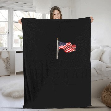 Discover Proud Daughter Of A US Air Force Veteran Fleece Blankets