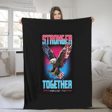 Discover Eagle Empowerment United Fleece Blankets
