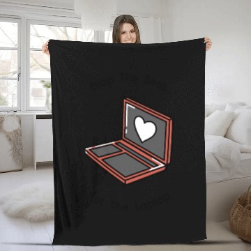 Discover Drop The Beat DJ Software Fleece Blankets